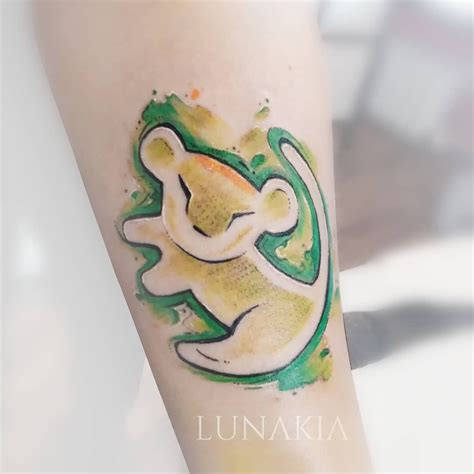 Lion King Simba Tattoo - by Lunakia | Idées de tatouages, Tatouage