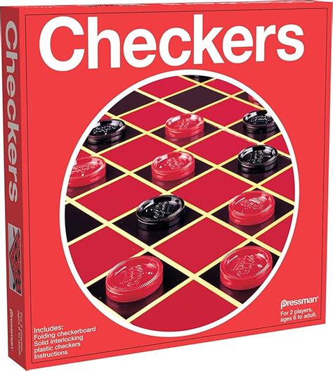 Checkers in Red Box, Board Games - Amazon Canada