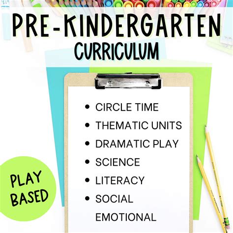 Pre-K or Preschool Play Based Curriculum - Lovely Commotion Preschool Resources