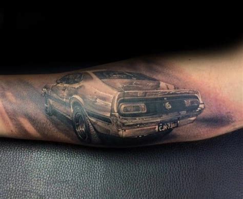 60 Ford Tattoos For Men - Automotive Design Ideas