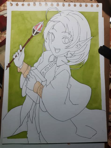 Sylphiette - Mushoku Tensei en proceso by piche2 on DeviantArt