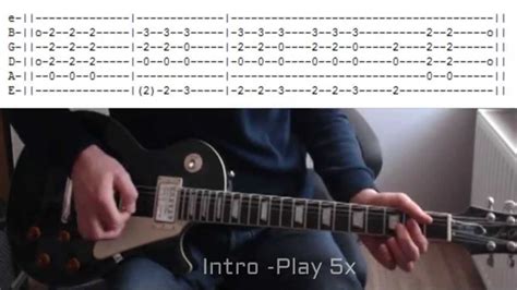 AC/DC: Highway To Hell. Guitar lesson with tabs. - YouTube