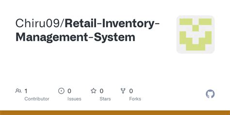 GitHub - Chiru09/Retail-Inventory-Management-System