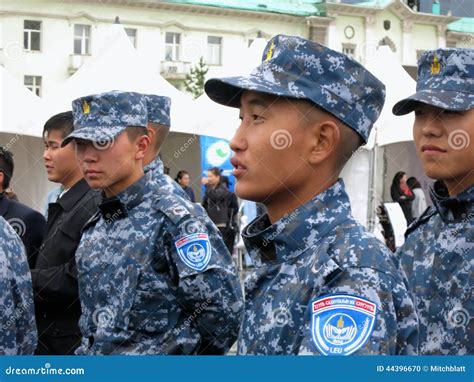 Mongolian Military Soldiers Editorial Image - Image of sergeant, mongolia: 44396670