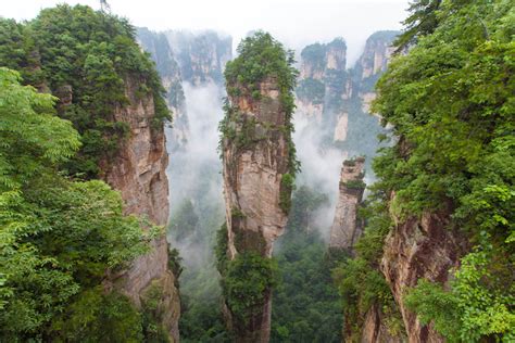 China's Incredible Stone Pillars Inspired 'Avatar' Scenery