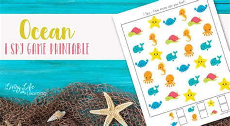 Ocean I Spy Game Printable