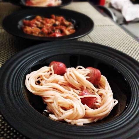 Threaded Spaghetti Hot Dogs | Noodle Weenies - Recipe Goldmine