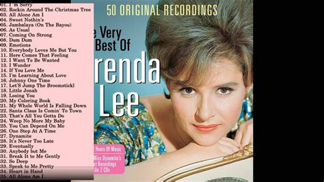 Best Songs Of Brenda Lee || Brenda Lee's Greatest Hits [ Full Album ...