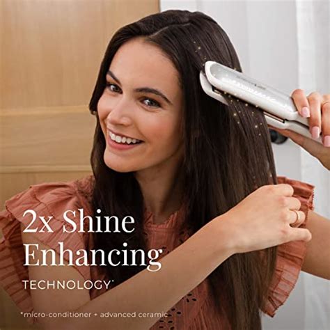 Remington Shine Therapy Argan Oil & Keratin Infused 2 Inch Hair ...