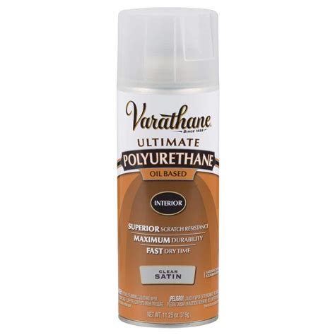 Varathane 11 oz. Clear Satin Oil-Based Interior Polyurethane Spray (6-Pack) 342077 - The Home Depot