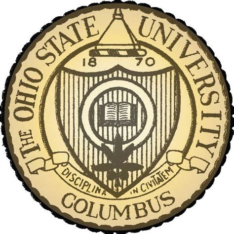 RP-1560 - Carved Wall Plaque of the Seal of Ohio State University, Artist Painted | Plaque ...