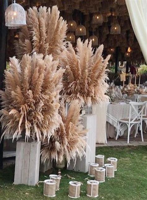 Fairy-tale Pampas Grass Wedding Inspiration – Elegant Wedding Ideas