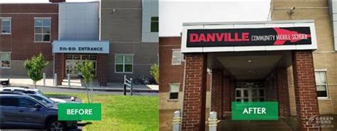 Danville Middle School - WAYFINDING SIGNAGE - GSC 400 SERIES