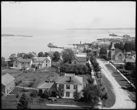 St. Ignace, Michigan around 1885. | Camping checklist, Michigan camping ...