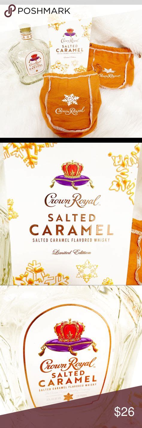 Crown Royal Salted Caramel Li Ed Bottle Box & Bag in 2020 | Salted caramel, Bottle box, Salted ...