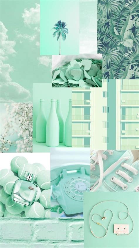 100pcs Mint Green Wall Collage Kit Green Aesthetic Wall | ubicaciondepersonas.cdmx.gob.mx