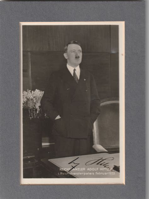 ADOLF HITLER AUTOGRAPH PHOTO | SJS Militaria