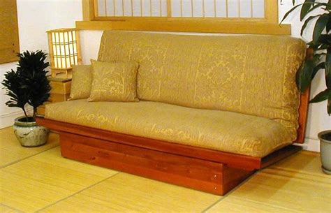 Okinawa Futon Frame with Storage and Drawer by Prestige