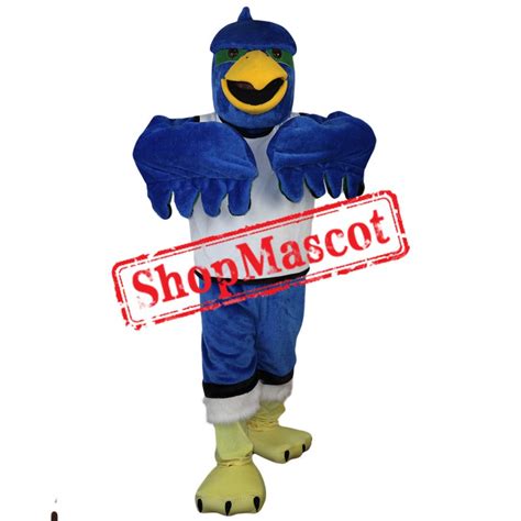 Blue Aircraft Mascot Costume