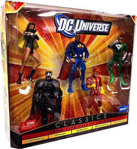 DC Universe Classics Crime Syndicate of Amerika Exclusive 6 Action Figure Set Damaged Package ...