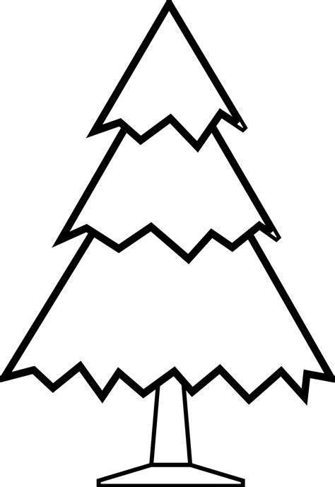 Pine tree clip art black and white – Clipartix