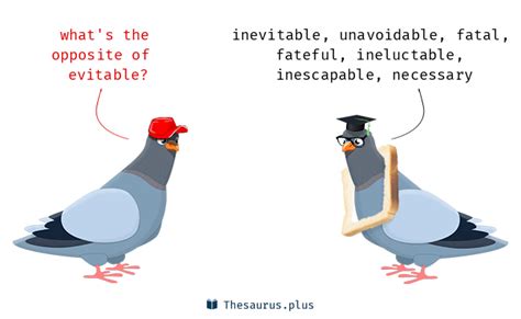 Words Evitable and Inevitable are semantically related or have opposite ...