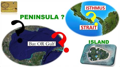 Bay & Gulf, Strait & Isthmus, Island & peninsula definition of Bay, stra... | Peninsula, Straits ...