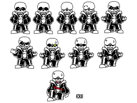 Hard Mode Sans Sprites by ImXR24 on DeviantArt