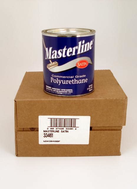 Masterline Oil Based Polyurethane Wood Floor Finish Satin Quart | Chicago Hardwood Flooring