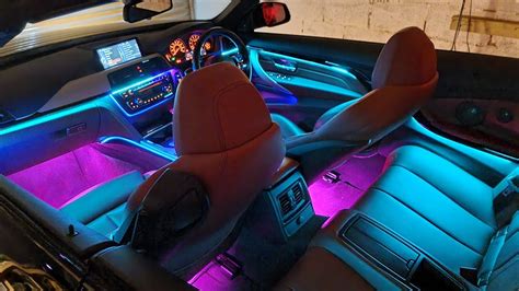 The BEST Ambient Lighting! BMW 4 series F32/F33 Install | RGB LED Bead ...