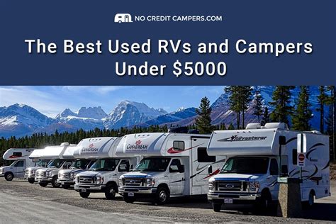 7 Best Used RVs and Campers Under $5000 in 2022 | No Credit Campers