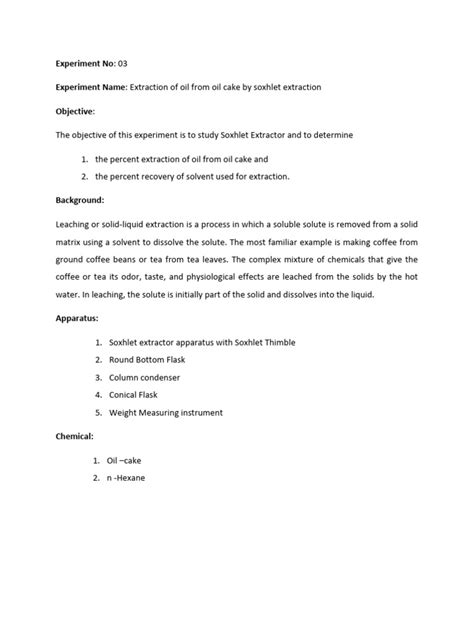 Lab 3 Extraction | PDF | Chemistry | Physical Sciences