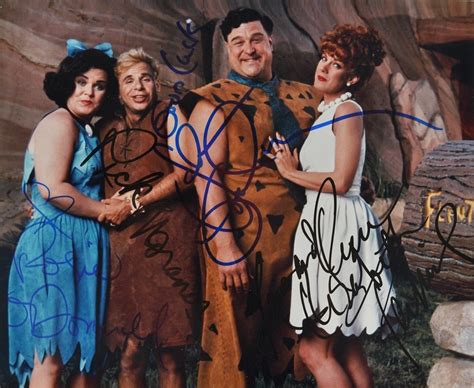 The Flintstones Cast Signed Photo X4 John Goodman Rick - Etsy