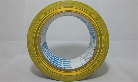 YELLOW AND BLACK STRIPE FLOOR MARKING TAPE 48 MM X 30 M (X2 QUANTITY)