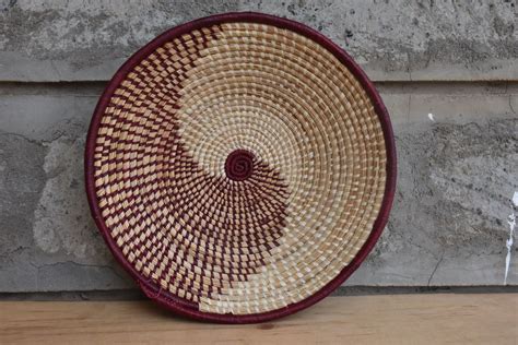 SALE Handwoven Wall Basket Decor African Woven Wall Hanging | Etsy ...