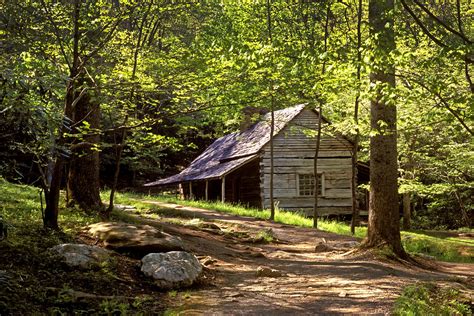 Appalachian Mountain Log Cabin Photograph by Paul W Faust - Impressions ...