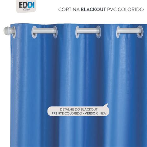 Cortina Blackout PVC Colorido - EDDI Casa