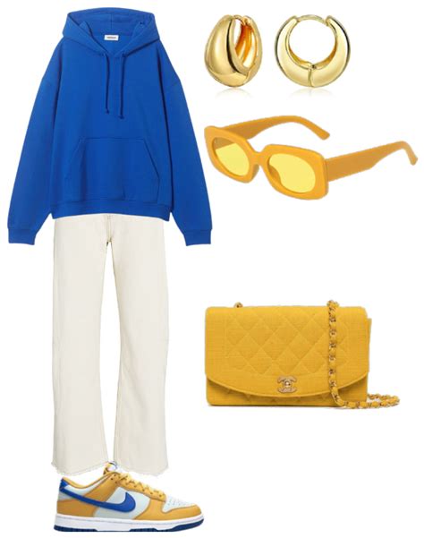 yellow&blue Outfit | ShopLook | Yellow outfit, Yellow shoes outfit ...