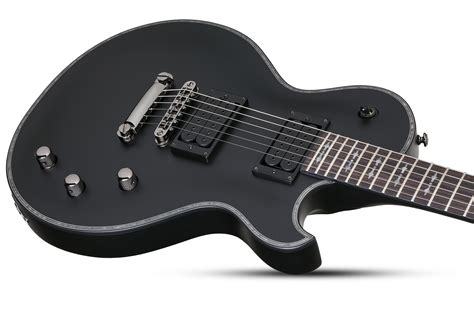 Schecter Solo-II Passive Hellraiser - satin black Solid body electric guitar black