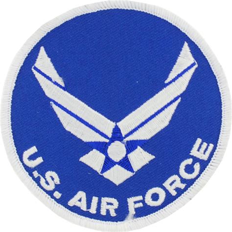 U.S. Air Force Wings Logo Patch Blue & Gray 3" - Walmart.com - Walmart.com