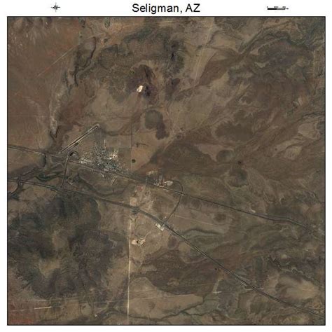 Aerial Photography Map of Seligman, AZ Arizona