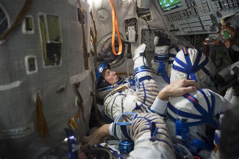 Space in Images - 2014 - 10 - Andreas during a simulation inside the full-scale mockup of the ...