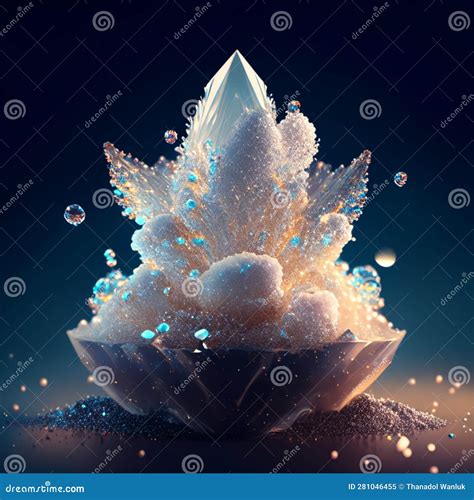 Formation: Sugar Crystals are Formed through a Process Called Crystallization Stock Illustration ...