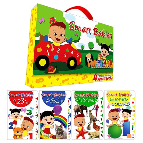 Learning is Fun. SMART BABIES-EARLY LEARNING BOARD BOOKS WITH CARRY CASE