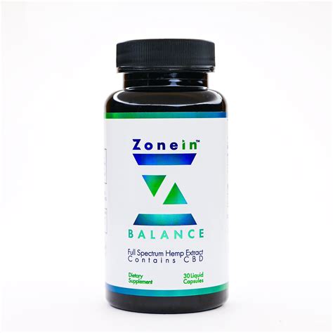 Balance CBD Capsules | ZoneIn CBD