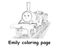 Thomas The Tank Train Coloring Pages