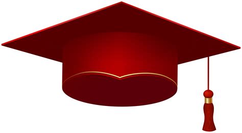 Red Graduation Cap PNG Clipart | Gallery Yopriceville - High-Quality ...