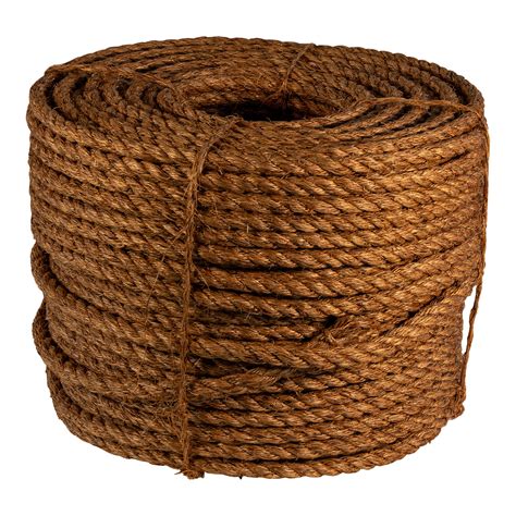 Twisted Manila Hemp Rope (1/2 Inch X 10 Feet) Thick Heavy-Duty Rope | ubicaciondepersonas.cdmx ...