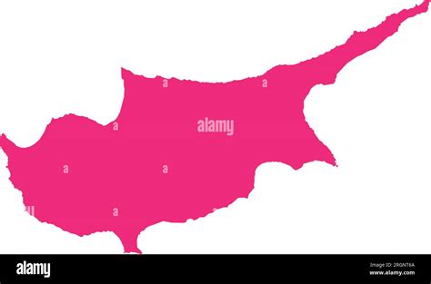 ROSE CMYK color map of CYPRUS Stock Vector Image & Art - Alamy