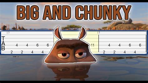 Madagascar 2 - Big And Chunky Guitar Tab Tutorial - YouTube